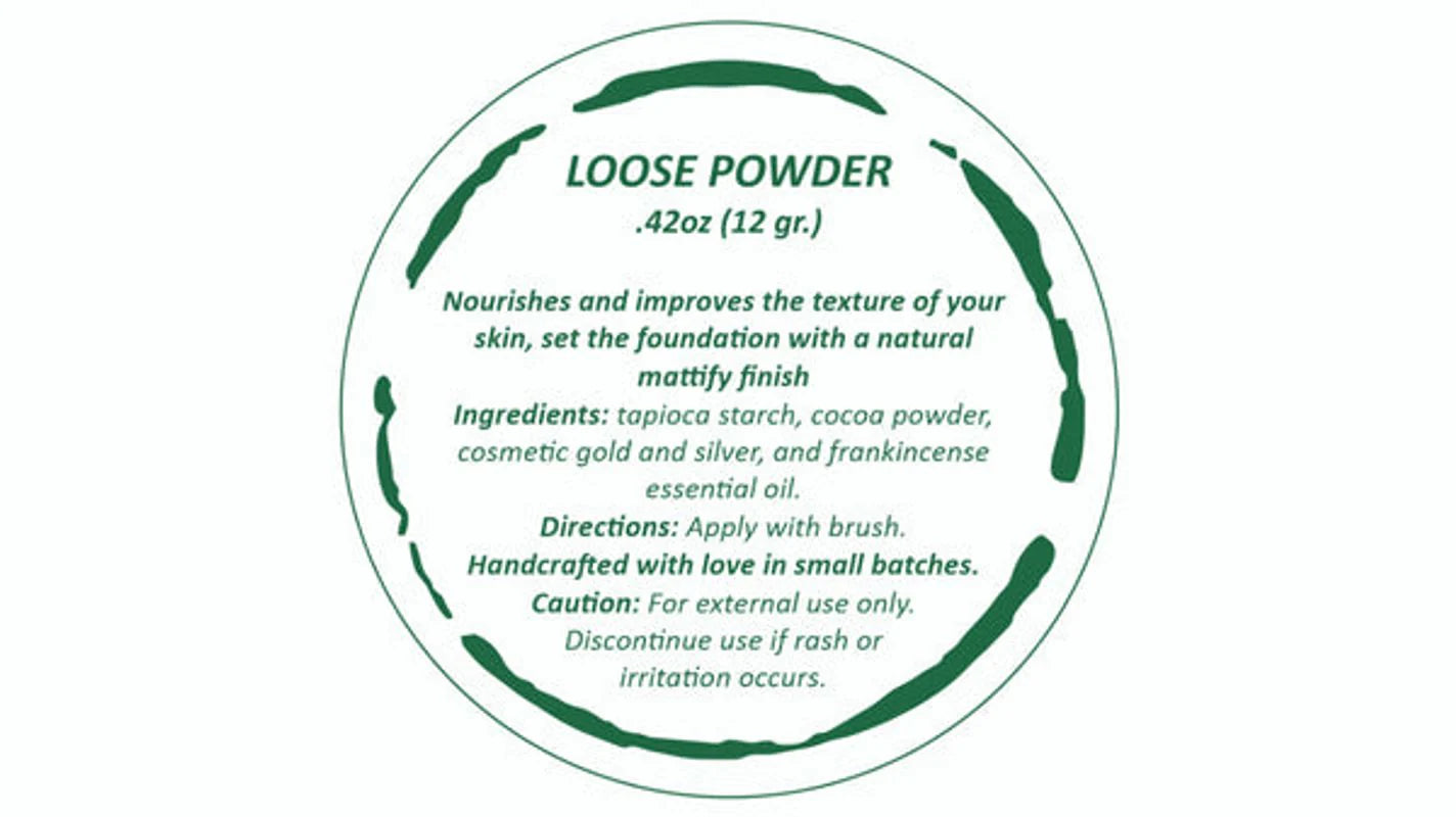 Eco-Friendly All-Natural Bronzer Loose Powder for a Radiant Glow