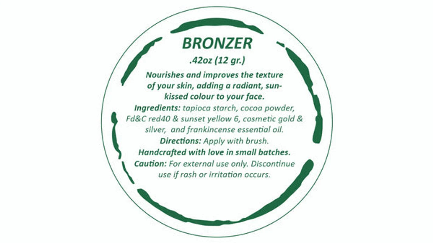Eco-Friendly All-Natural Bronzer Loose Powder for a Radiant Glow